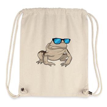 Frosch Sonnenbrille - Stanley/Stella recycelter Gym Bag - Naturweiß - Vorne