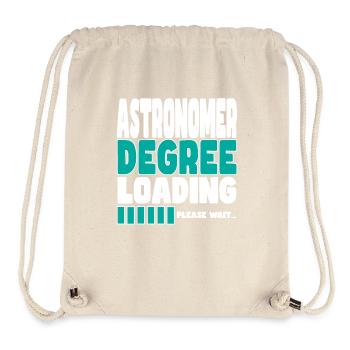 Astronom lädt Ausbildung - Stanley/Stella recycelter Gym Bag - Naturweiß - Vorne