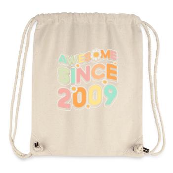 Fantastique depuis 2009 Thème floral - Sac à cordon recyclé Stanley/Stella - blanc naturel - Devant