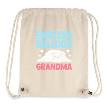 Deutsch Bulldog Grandma Dog Owner Cadeau - Sac à cordon recyclé Stanley/Stella - blanc naturel - Devant