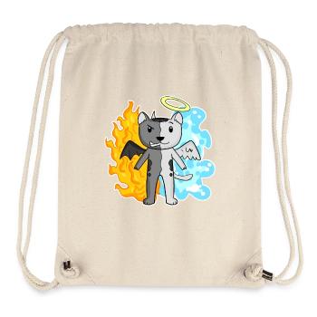 Katze Katzenrasse Burmilla - Stanley/Stella recycelter Gym Bag - Naturweiß - Vorne