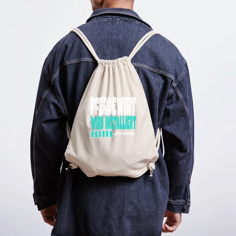 Pferdewirt wird installiert Stanley/Stella recycelter Gym Bag