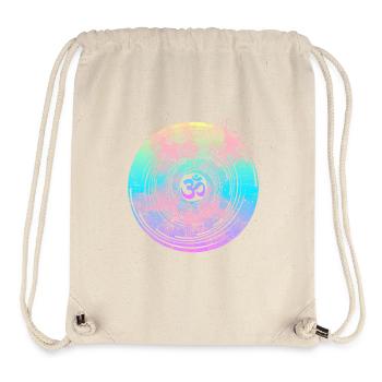 Om-Symbol Om-Zeichen, Mandala-Om, Yoga-Yogi - Stanley/Stella recycelter Gym Bag - Naturweiß - Vorne