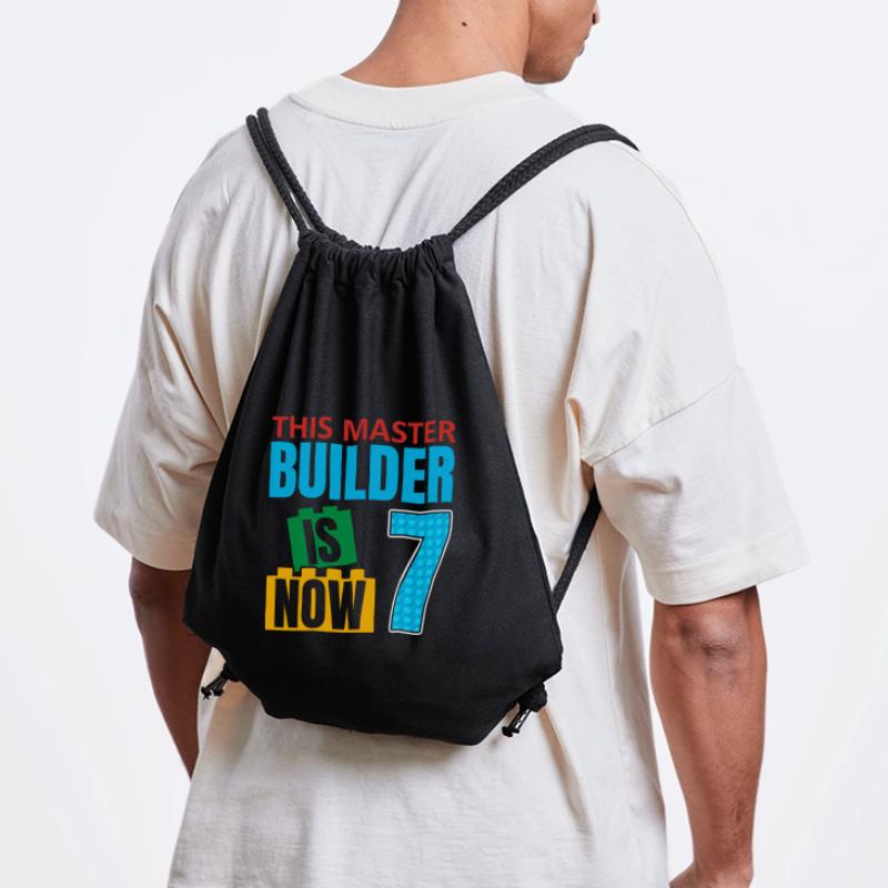 This Builder Is Now 7, Toy Blocks 7. Stanley/Stella Recycled Gym Bag