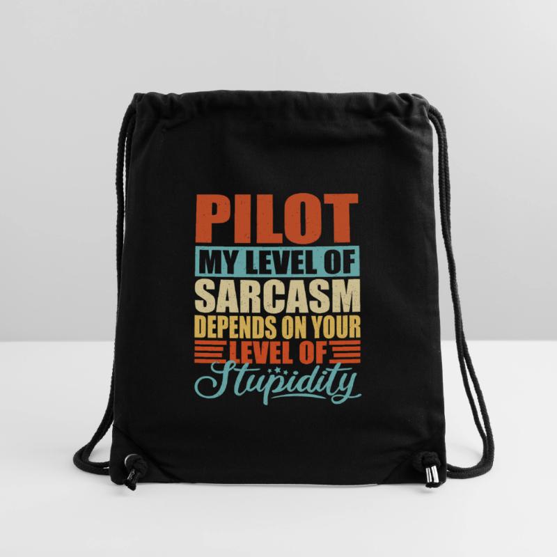 Pilot sarcasm Funny pilot Stanley/Stella Recycled Gym Bag
