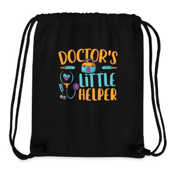 Doctor's Little Helper Kiddie Health Kit Kid - Stanley/Stella Recycled Gym Bag - black - Front