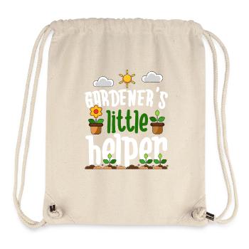 Gardener's Little Helper Flowerpot Planting - Stanley/Stella Recycled Gym Bag - natural - Front