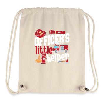 Officer's Little Helper Fire Engine - Stanley/Stella Recycled Gym Bag - natural - Front