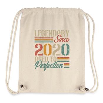 Vintage 2020 Retro Geburtstagsgeschenk - Stanley/Stella recycelter Gym Bag - Naturweiß - Vorne