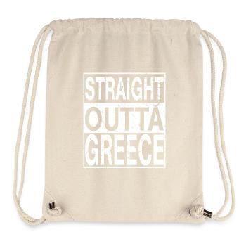 Grèce Tout droit sorti de Grèce - Sac à cordon recyclé Stanley/Stella - blanc naturel - Devant