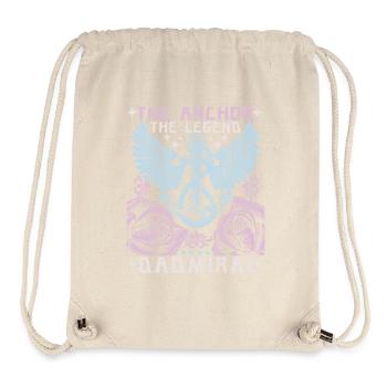 Papa-Vater Vatertag, die Legende, Spruch Dad-Daddy - Stanley/Stella recycelter Gym Bag - Naturweiß - Vorne