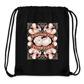 Tomaten Züchter, Gemüsegarten, Spruch Gärtner - Stanley/Stella recycelter Gym Bag - Schwarz - Vorne