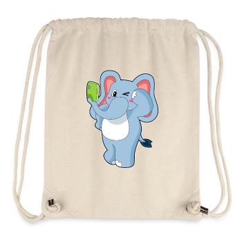 Elephant Smartphone - Stanley/Stella Recycled Gym Bag - natural - Front