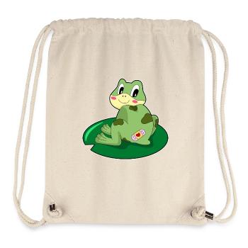 Frosch Pflaster - Stanley/Stella recycelter Gym Bag - Naturweiß - Vorne