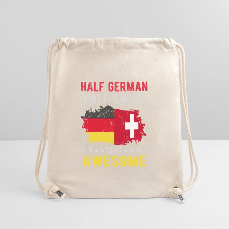 Halb Deutsch Halb Schweizer Stanley/Stella recycelter Gym Bag