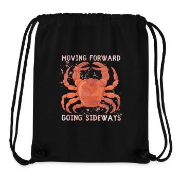 Crab, sea crab, crustacean funny saying - Stanley/Stella Recycled Gym Bag - black - Front