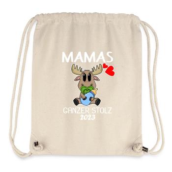Baby 2023 - Geburt Schwanger 2023 - Baby Junge - Stanley/Stella recycelter Gym Bag - Naturweiß - Vorne