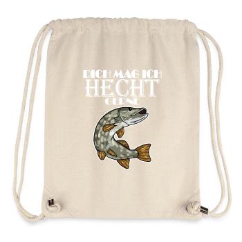 Angler Lustiger Spruch - Ich mag dich - Stanley/Stella recycelter Gym Bag - Naturweiß - Vorne