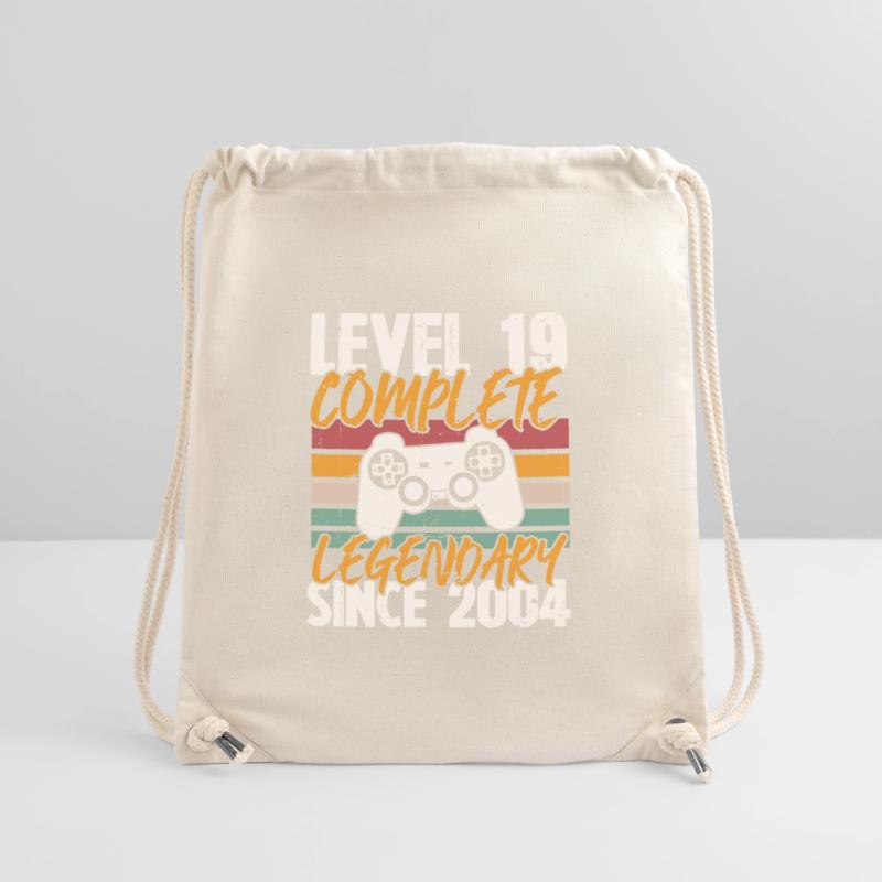 Geburtstagsgeschenk, Level 19 Complete 2004 Stanley/Stella recycelter Gym Bag