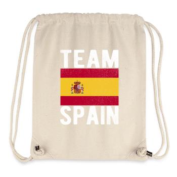 Drapeau de l’Espagne - Sac à cordon recyclé Stanley/Stella - blanc naturel - Devant