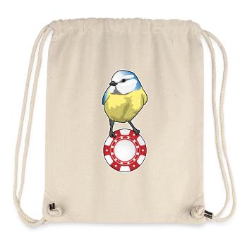 Vogel Poker Jetons de Poker - Sac à cordon recyclé Stanley/Stella - blanc naturel - Devant