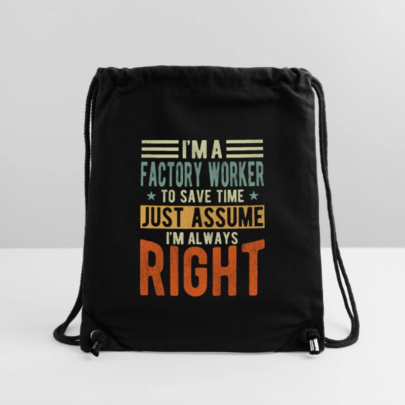 Factory Workers Stanley/Stella Recycled Gym Bag