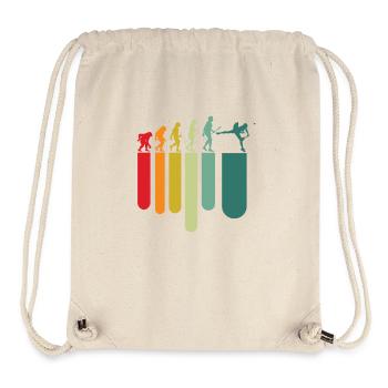 Evolution des Vintage-Tennisspielers - Stanley/Stella recycelter Gym Bag - Naturweiß - Vorne