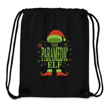 Rettungssanitäter Weihnachtself - Stanley/Stella recycelter Gym Bag - Schwarz - Vorne