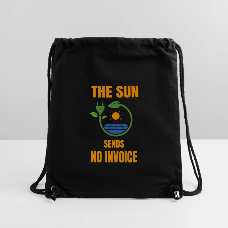 Sun No bill solar system solar power Stanley/Stella Recycled Gym Bag