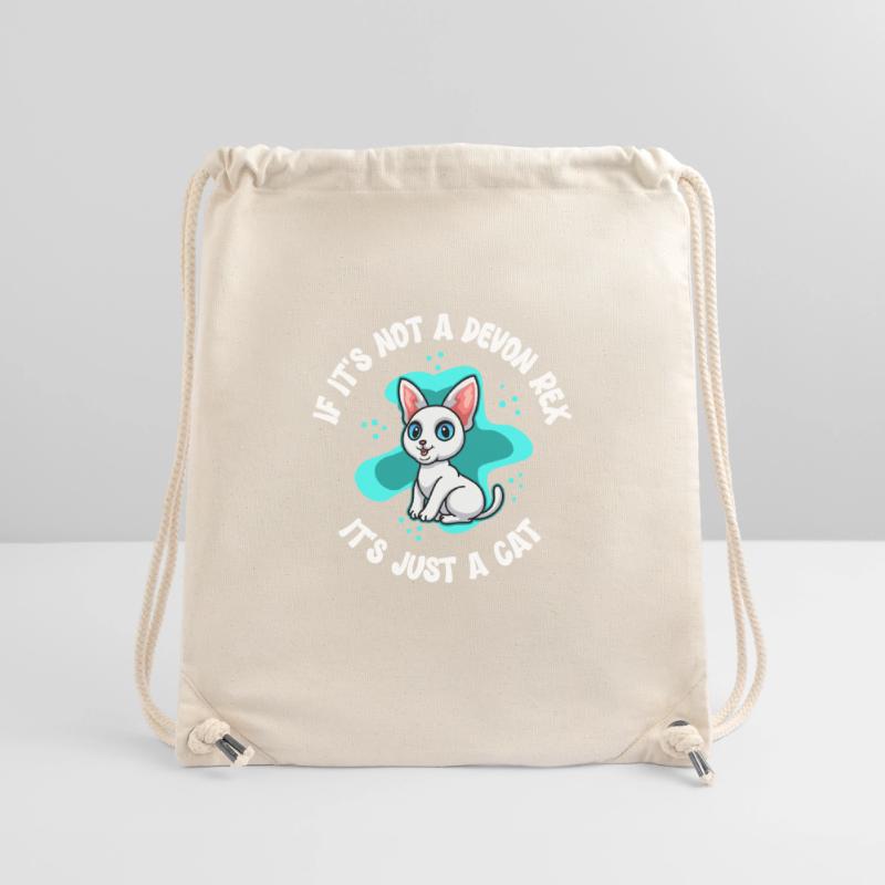 Devon Rex chat | Propriétaire de chat Cadeau de chat Sac à cordon recyclé Stanley/Stella