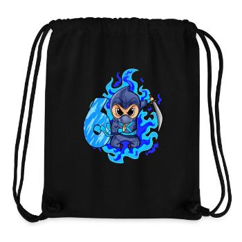 6. Geburtstag Junge 6 Jahre alt Ninja - Stanley/Stella recycelter Gym Bag - Schwarz - Vorne