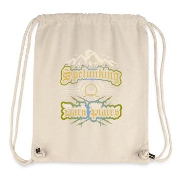 Spruch für Höhlenforscher, Spelunking,Speläologie, - Stanley/Stella recycelter Gym Bag - Naturweiß - Vorne