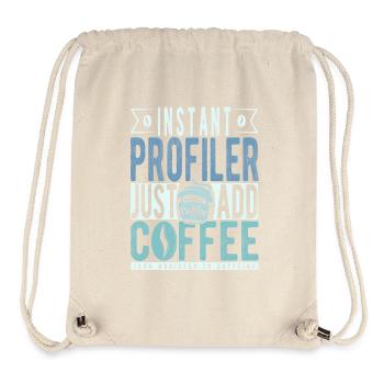 Profiler Coffee Quote - Stanley/Stella Recycled Gym Bag - natural - Front