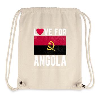 Angola Souvenir - Stanley/Stella recycelter Gym Bag - Naturweiß - Vorne