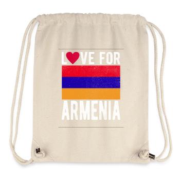 Armenien Souvenir - Stanley/Stella recycelter Gym Bag - Naturweiß - Vorne