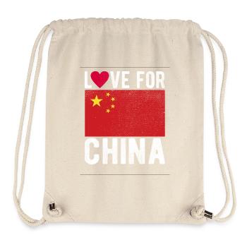 China Souvenir - Stanley/Stella Recycled Gym Bag - natural - Front