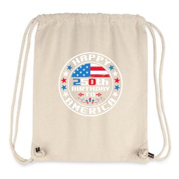 Happy 250th birthday of the USA on 4. - Stanley/Stella Recycled Gym Bag - natural - Front