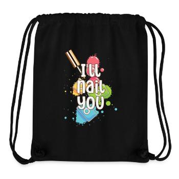 Ich Werde Dich Nageln Nagelkünstler Manikürist - Stanley/Stella recycelter Gym Bag - Schwarz - Vorne