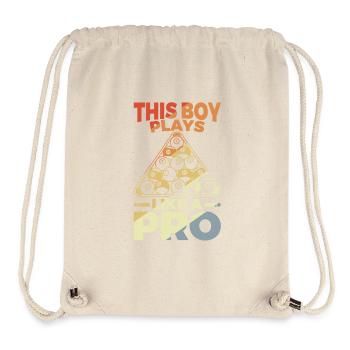 Billiard Player Boy - Stanley/Stella Recycled Gym Bag - natural - Front