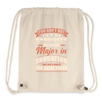 Diplôme de pédagogie - Sac à cordon recyclé Stanley/Stella - blanc naturel - Devant