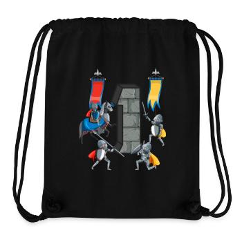Medieval Knights Medieval History - Stanley/Stella Recycled Gym Bag - black - Front