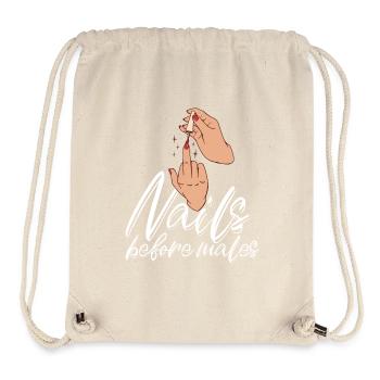 Nägel Vor Männern Nageldesignerin - Stanley/Stella recycelter Gym Bag - Naturweiß - Vorne
