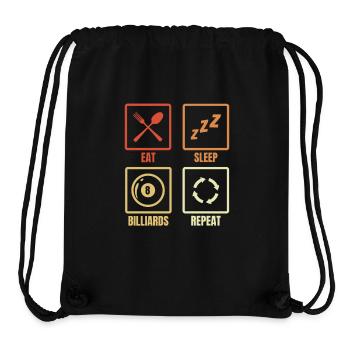 Billiard player routine - Stanley/Stella Recycled Gym Bag - black - Front