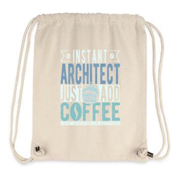Buchalter Kaffee Spruch - Stanley/Stella recycelter Gym Bag - Naturweiß - Vorne
