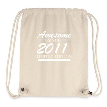 2011 - Millésime 2011 - Fantastique depuis 2011 - Sac à cordon recyclé Stanley/Stella - blanc naturel - Devant