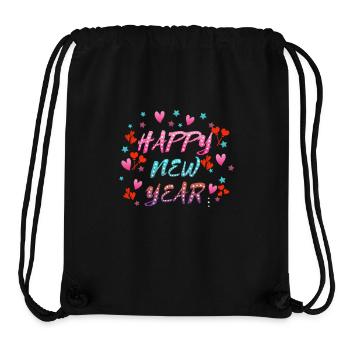 Frohes Neues Jahr, Frohes Neues Jahr, Neues Jahr, Neues Jahr - Stanley/Stella recycelter Gym Bag - Schwarz - Vorne