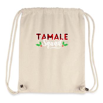 Tamale Squad Christmas Family Matching Outfit - Stanley/Stella Recycled Gym Bag - natural - Front