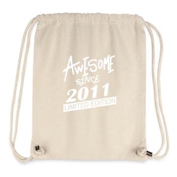 2011 - Millésime 2011 - Fantastique depuis 2011 - Sac à cordon recyclé Stanley/Stella - blanc naturel - Devant
