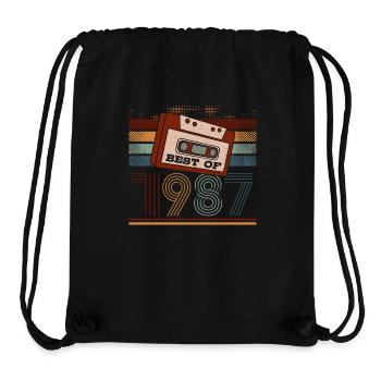 Best Of 1987 | Geburtstag Shirt | Geburtstag - Stanley/Stella recycelter Gym Bag - Schwarz - Vorne