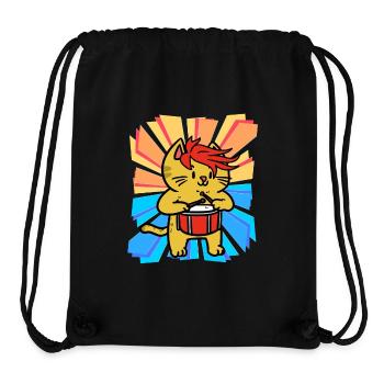 Birthday Gift Christmas Gift Child Xmas - Stanley/Stella Recycled Gym Bag - black - Front